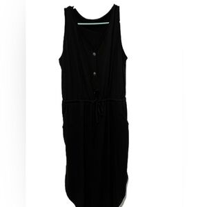 SHEIN Elegant Black Sleeveless Dress